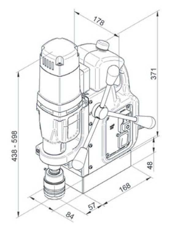 MAB 455 （钻芯40-切深55）