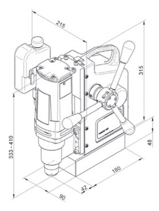 AutoMAB350  自动型磁座钻